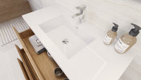 Moravia 42" Free Standing Modern Vanity With 3 Drawers and White Acrylic Sink - MEBO Building Materials