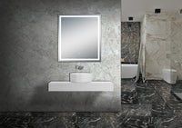 Fianna 36''*40" Polished Edge Frosted Panel LED Mirror - MEBO Building Materials