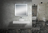 Fianna 40''*40" Polished Edge Frosted Panel LED Mirror - MEBO Building Materials