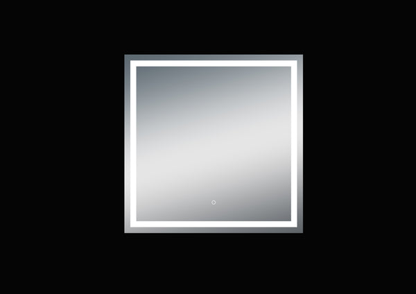 Fianna 40''*40" Polished Edge Frosted Panel LED Mirror - MEBO Building Materials