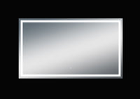Fianna 68''*40" Polished Edge Frosted Panel LED Mirror - MEBO Building Materials