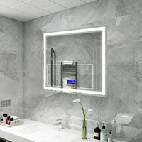 Sienna 40" LED Mirror with bluetooth speaker (35 ''Height) - MEBO Building Materials